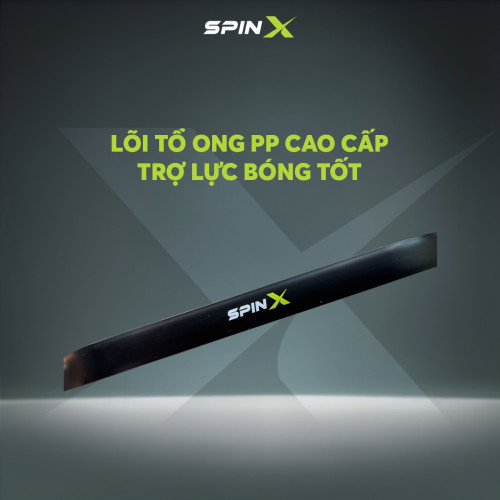 Vợt Pickleball SpinX NOVA Chính Hãng - Màu Be - 16mm - Bền Bỉ - Siêu Nhám - Chuẩn Thi Đấu USA - Toàn Diện - Tạo Xoáy Tốt